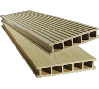 Террасная доска Euro-Deck, ДПК, натур, 27x139x3000 мм,200 шт. 2000002968429