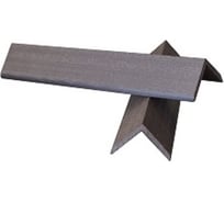 Торцевой уголок Euro-Deck венге, ДПК, 50x50x3000 мм, 10 шт. 2000003251926