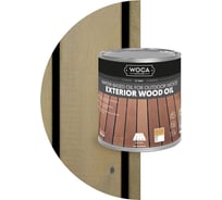 Масло Woca Exterior Wood Oil для наружных работ, водная основа, Серый (Grey), 0.75 л 617941
