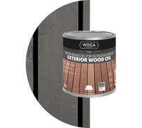 Масло Woca Exterior Wood Oil для наружных работ, водная основа, каменный серый (Stone Grey), 0,75 л 618110