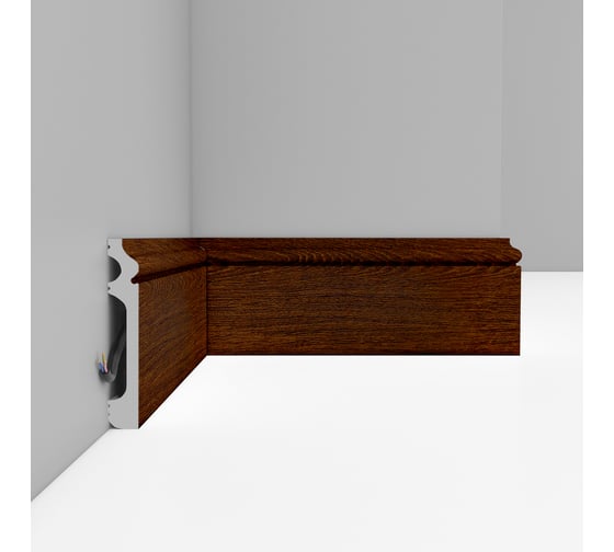 Плинтус напольный Decomaster 79x13x2400 мм D005-75 ДМ