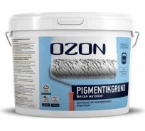 Пигментированная грунтовка под обои или декоративные покрытия OZON PIGMETTIKGRUND (9 л; 14 кг) ВД-АК-052-14