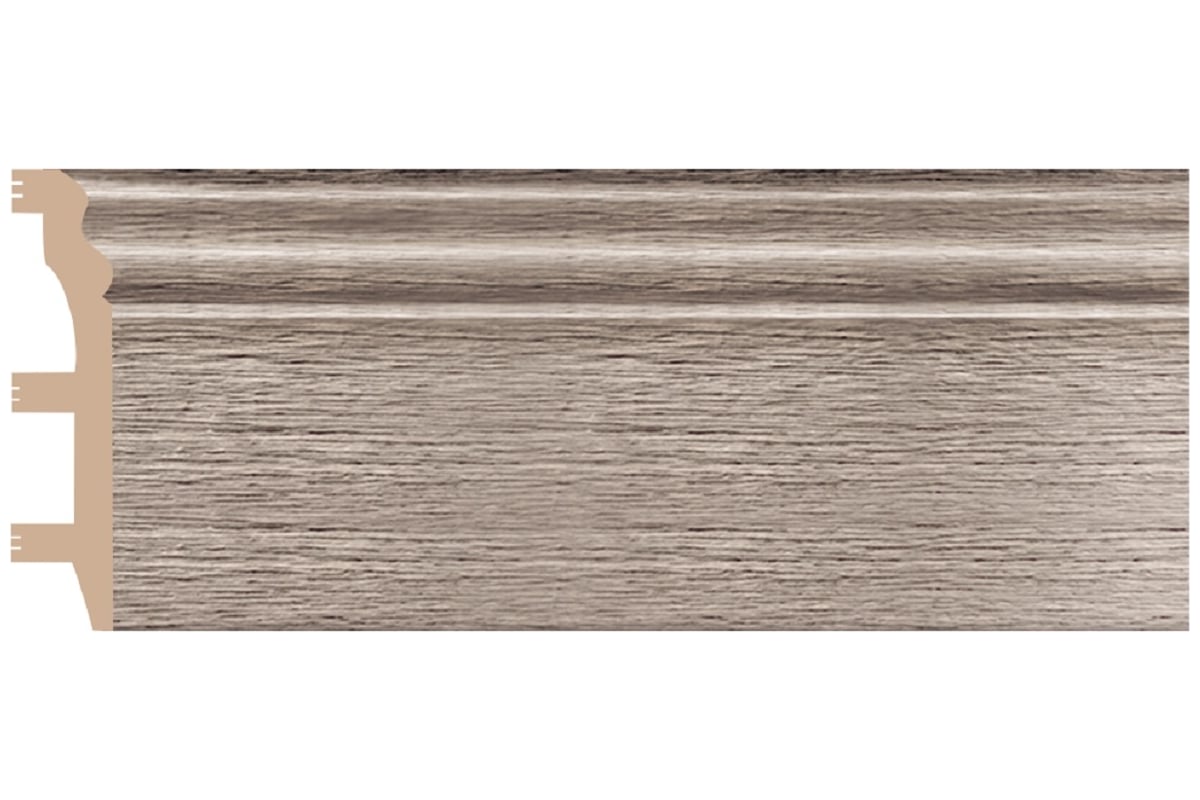 Плинтус напольный Decomaster 100x22x2400 мм D232-77 ДМ - выгодная цена ...