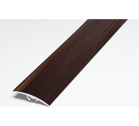 Порог для пола алюминиевый разноуровневый GRACE 41 мм 2,7 м Орех темный УТ000065872