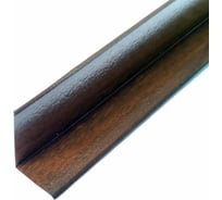 Внутренний угол РУССКИЙ ПРОФИЛЬ 20х20 мм, 0.9 м, венге, 10 шт. 4660003183498