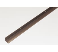 Внутренний угол РУССКИЙ ПРОФИЛЬ 20x20 мм, 1.8 м, бронза, 10 шт. 4607130276686