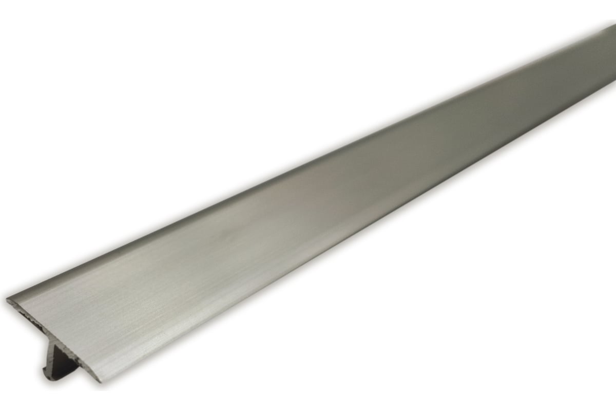 Т-образный стык РУССКИЙ ПРОФИЛЬ 20 мм, 1.8 м, анодированное серебро .
