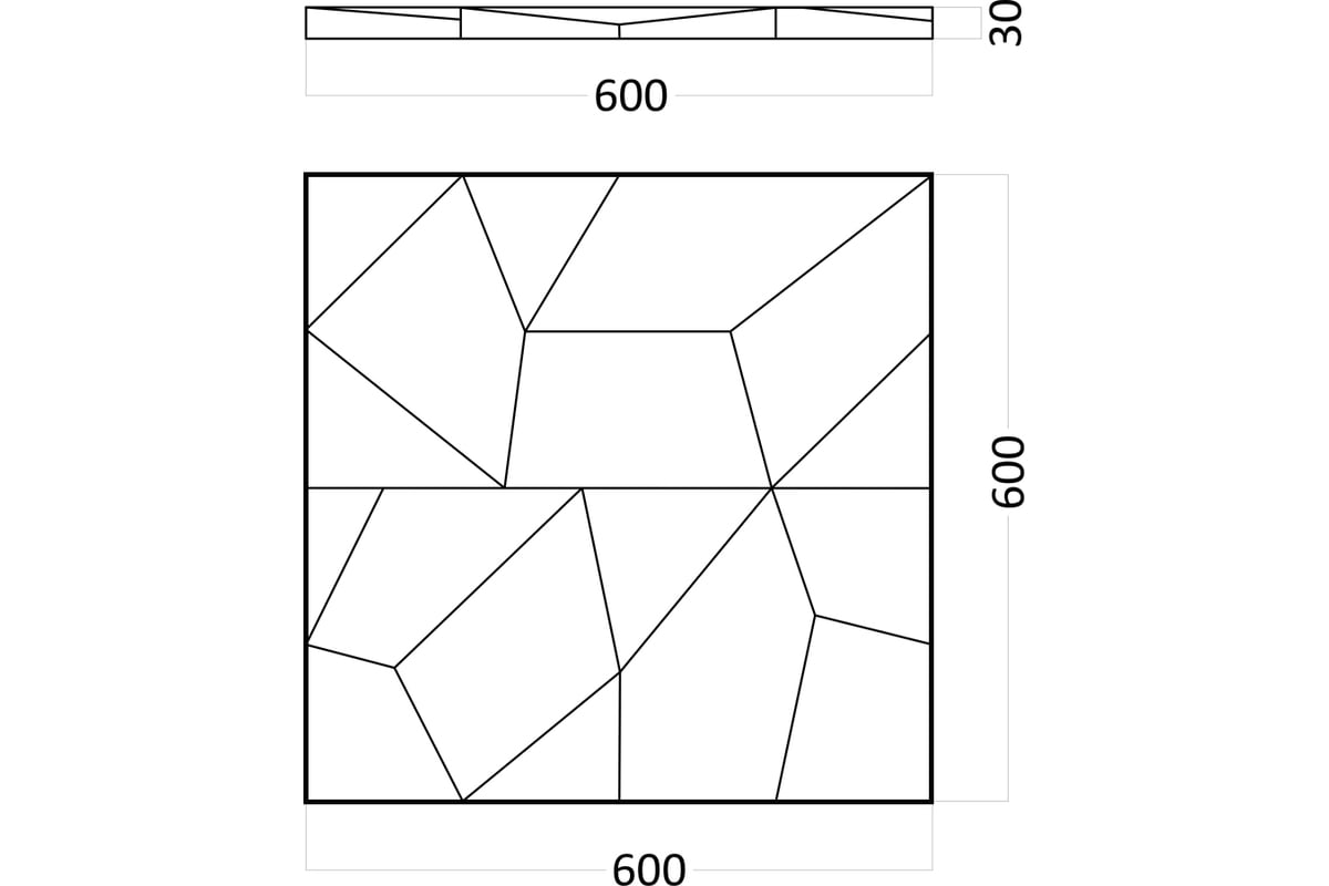 Стеновые 3д панели Artpole ROCK (гипсовые; белые; 600x600 мм; 1 шт; 0.36  кв. м) M-0063 - выгодная цена, отзывы, характеристики, 1 видео, фото -  купить в Москве и РФ