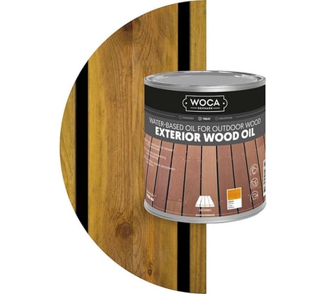 Масло Woca Exterior Wood Oil для наружных работ, водная основа, Лиственница (Larch), 0.75 л 617935