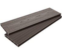 Террасная доска Некст 3 м. Экодекинг, цвет Венге, 4687202238057