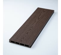 Террасная доска Экодекинг Техно 4 м, шоколад, 5 шт. 4687202325412