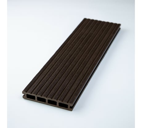 Террасная доска Экодекинг Комфорт 3D 3 м, шоколад 4687202237937