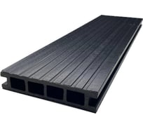 Террасная доска Экодекинг Экстра 4 м, графит, 5 шт. 4687202325436