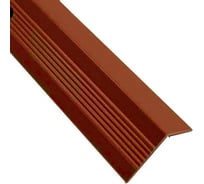 Угол РУССКИЙ ПРОФИЛЬ 25x25 мм, 0.9 м, вишня деревенская, 10 шт. 4607130279663