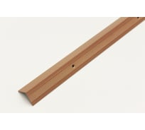 Угол РУССКИЙ ПРОФИЛЬ 25x25 мм, 0.9 м, вишня, 10 шт. 4607130279052