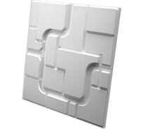 Стеновые панели 3D Artpole SPACE-1 (гипсовые; белые; 600x600 мм; 1 шт; 0,36 кв.м) D-0006-1