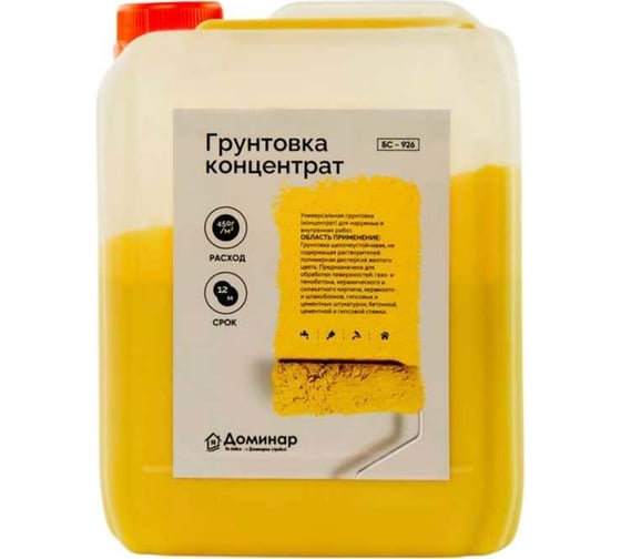 Грунтовка концентрат Доминар БС 926 3 литра E67161