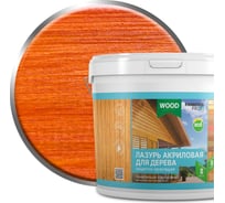 Акриловая лазурь для дерева Farbitex (защитно-красящая; красное дерево) 4300007758