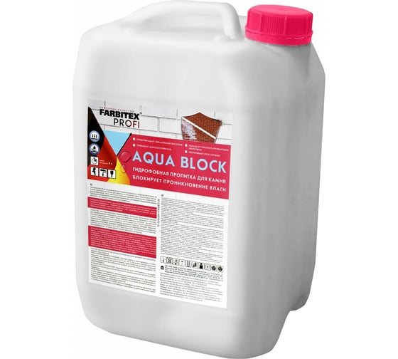 Грунтовка FARBITEX Aqua BLOCK (по минеральным поверхностям; 5 кг) 4300007193