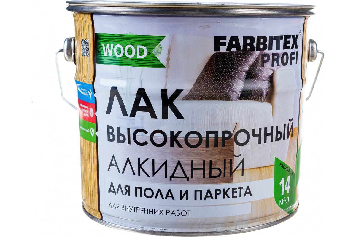 Алкидный лак для пола и паркета FARBITEX 3 л 4300006807 - выгодная цена .