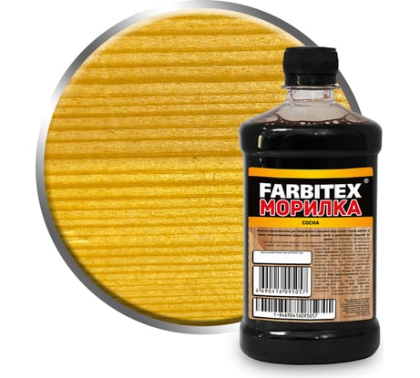 Морилка Farbitex (деревозащитная; водная; 0,5 л; сосна) 4100008069
