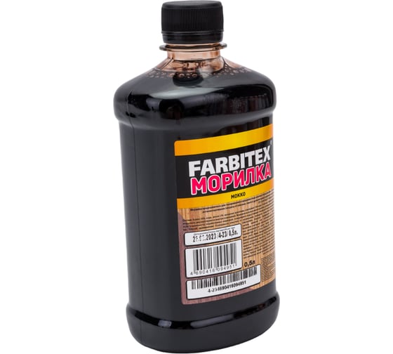 Морилка Farbitex (деревозащитная; водная; 0,5 л; мокко) 4100008064