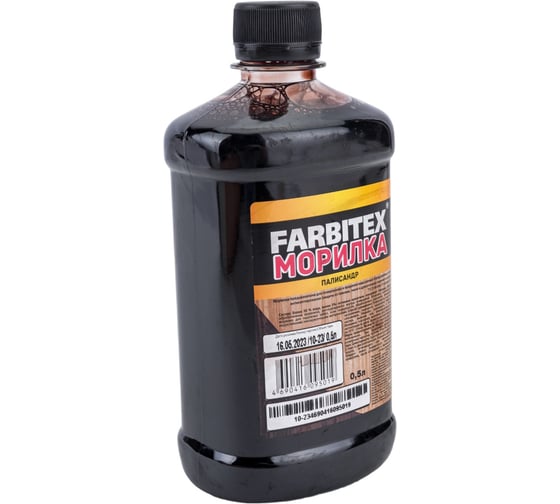 Морилка Farbitex (деревозащитная; водная; 0,5 л; палисандр) 4100008067