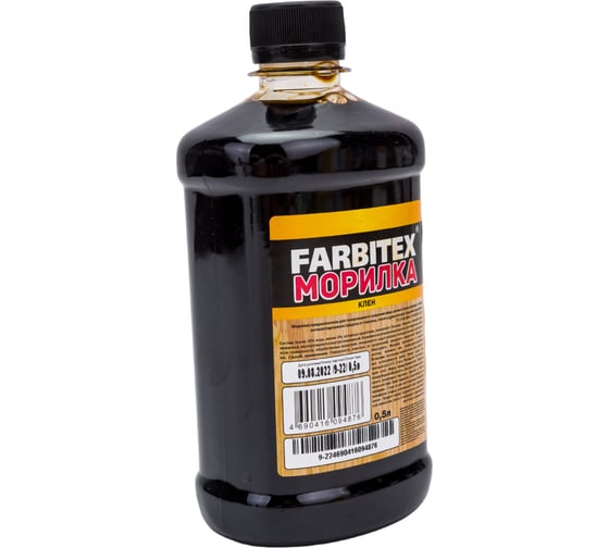 Морилка Farbitex (деревозащитная; водная; 0,5 л; клен) 4100008060