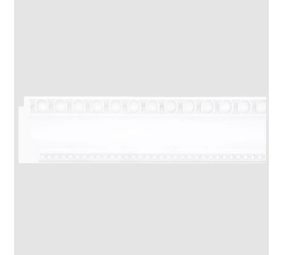 Интерьерный багет Cosca Decor 80 мм, белый матовый СПБ048157