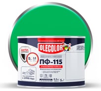 Эмаль OLECOLOR ПФ-115 салатный, 0.5 кг 4300000213