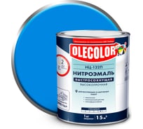 Эмаль OLECOLOR НЦ-132П голубой, 1.7 кг 4100000052