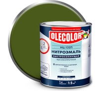Эмаль OLECOLOR НЦ-132П защитный, 1.7 кг 4100002932