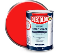 Эмаль OLECOLOR НЦ-132П красный, 0.7 кг 4100000060