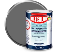 Эмаль OLECOLOR НЦ-132П серый, 0.7 кг 4100000064