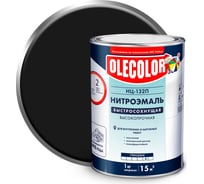 Эмаль OLECOLOR НЦ-132П черный, 0.7 кг 4100000072