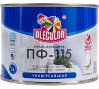 Эмаль OLECOLOR ПФ-115 зеленый, 0.5 кг 4300000192