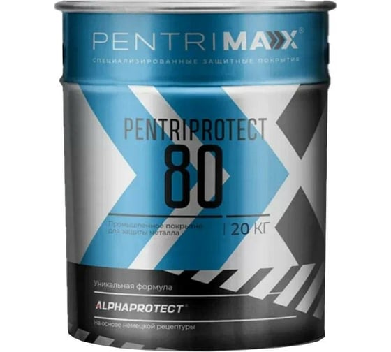 Грунт-эмаль PentriMax PentriProtect 80 (RAL 6005; 20 кг) 00-00001293