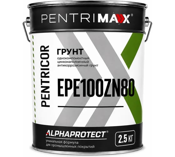 Грунт PentriMax PentriCor EPE 100 Zn 80 (серый; 2,5 кг) 00-00001404