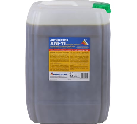 Раствор антисептика ЗАО "Антисептик" ХМ-11 в канистре 30 литров 00-00003716