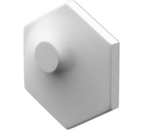 Стеновые панели 3D Artpole HEKSA-dots (гипсовые; белые; 8 шт; 0,208 кв.м) E-0006-U