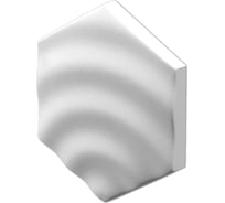 Стеновые панели 3D Artpole HEKSA-drip (гипсовые; белые; 8 шт; 0,208 кв.м) E-0009-U