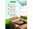 Колеруемое масло для террас и садовой мебели FARBITEX (венге; 0.9 л) 4300009033 8