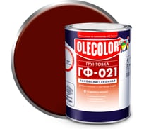 Грунтовка OLECOLOR ГФ-021 красно-коричневый, 1 кг 4300003707