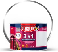 Грунт-эмаль по ржавчине OLECOLOR белый, 0.4 кг 4300009576