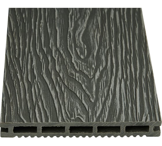 Доска Groentec серая, шовная, пустотелая, с тиснением 3D Ш TDEGP3D 150-18-4000