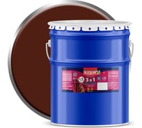 Грунт-эмаль по ржавчине OLECOLOR шоколадный, 20 кг 4300005928