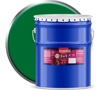 Грунт-эмаль по ржавчине OLECOLOR зеленый, 20 кг 4300005925