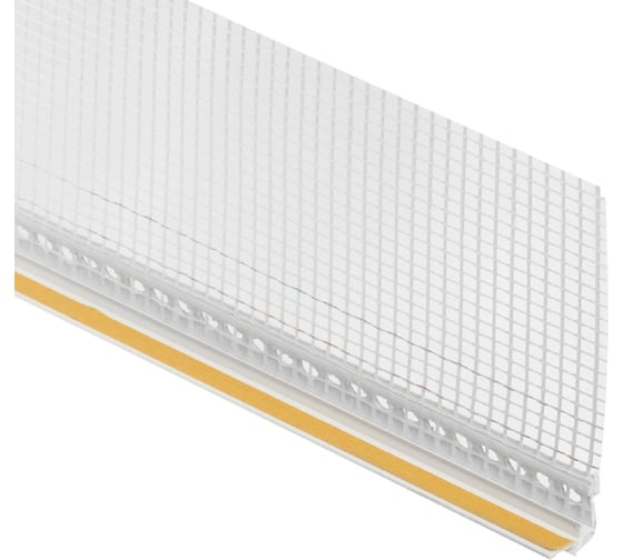 Оконный профиль примыкающий с сеткой LXL (30 шт, 9 мм, 2.4 м) OS-9 pvc 1
