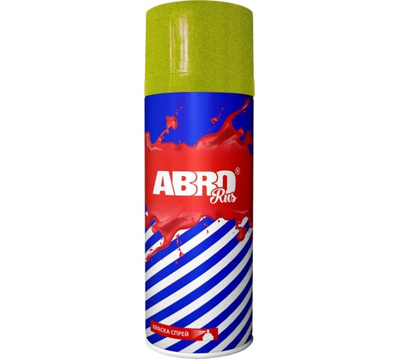 Краска-спрей ABRO Rus № 139 (золото-зеленая; суперметаллик; 473 мл; 1 шт) SPOM-139-R