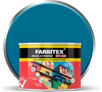 Алкидная эмаль FARBITEX ПФ-115 (голубой; 0.4 кг) 4300009076